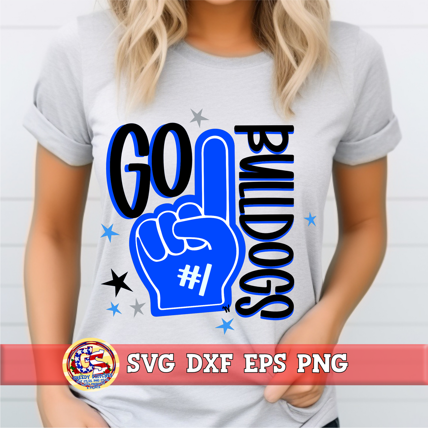 Go Bulldogs Foaie SVG DXF EPS PNG