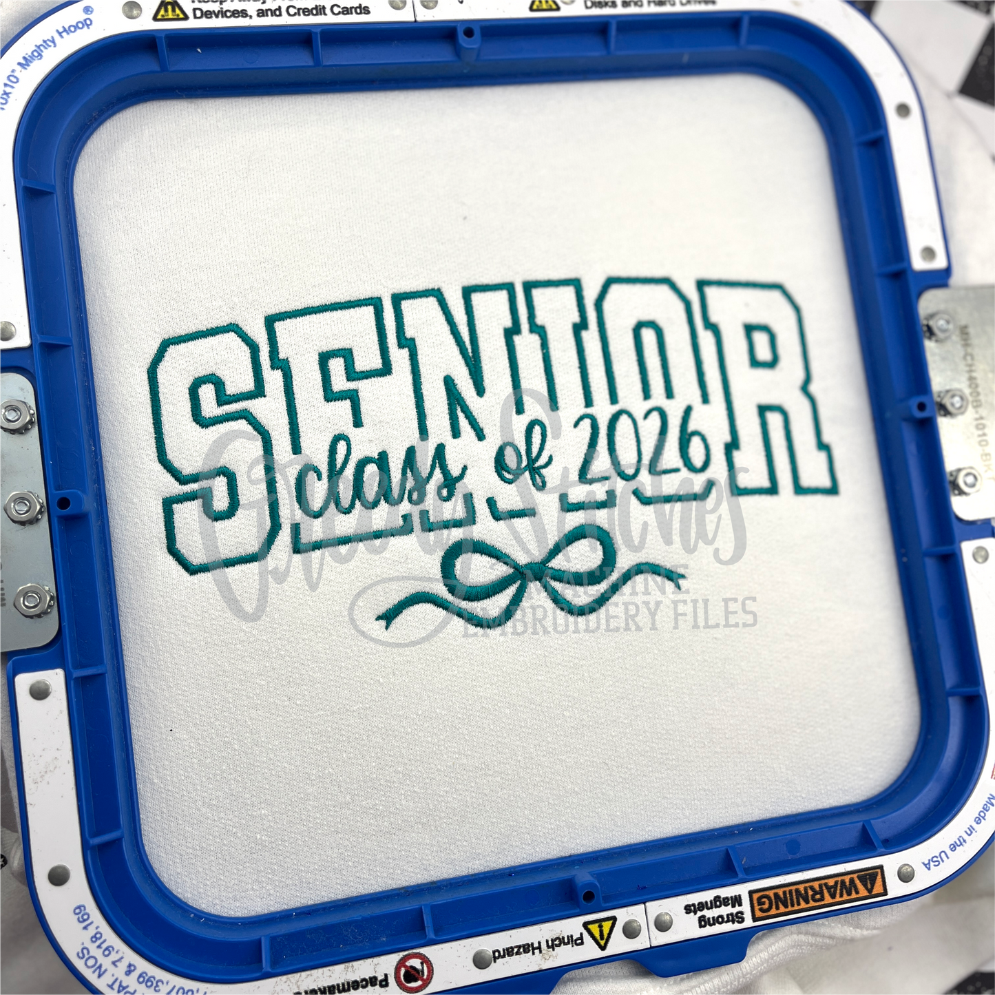 Senior Class of 2026 Machine Embroidery Design