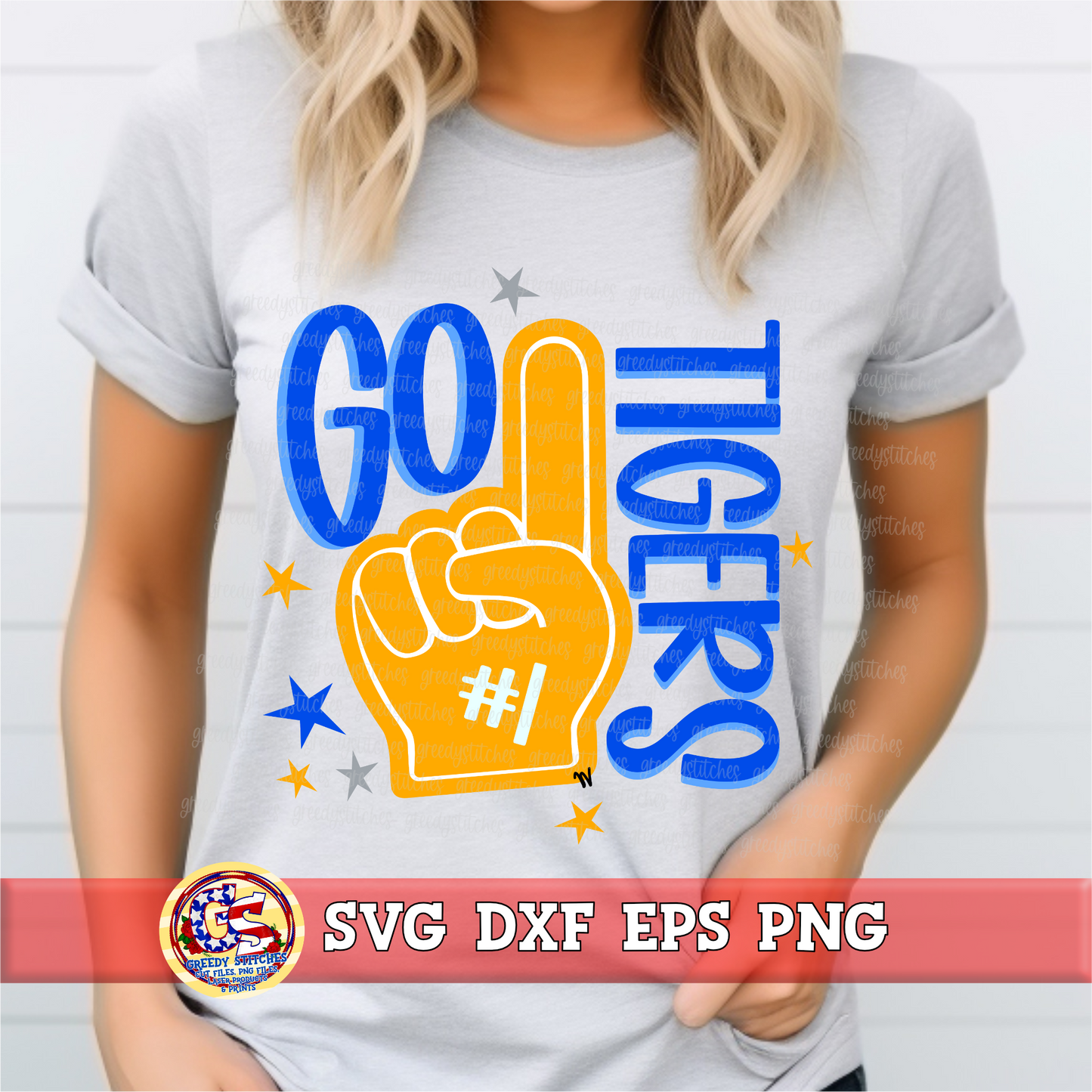 Go Tigers Foamie SVG DXF EPS PNG