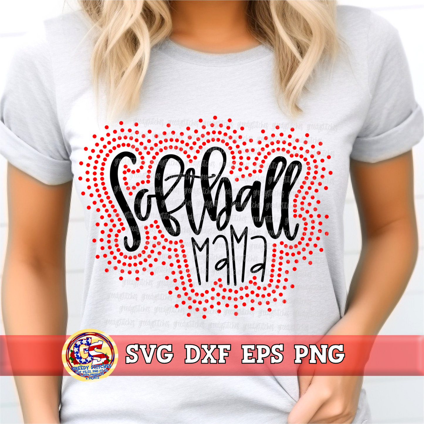Softball Mama SVG DXF EPS PNG