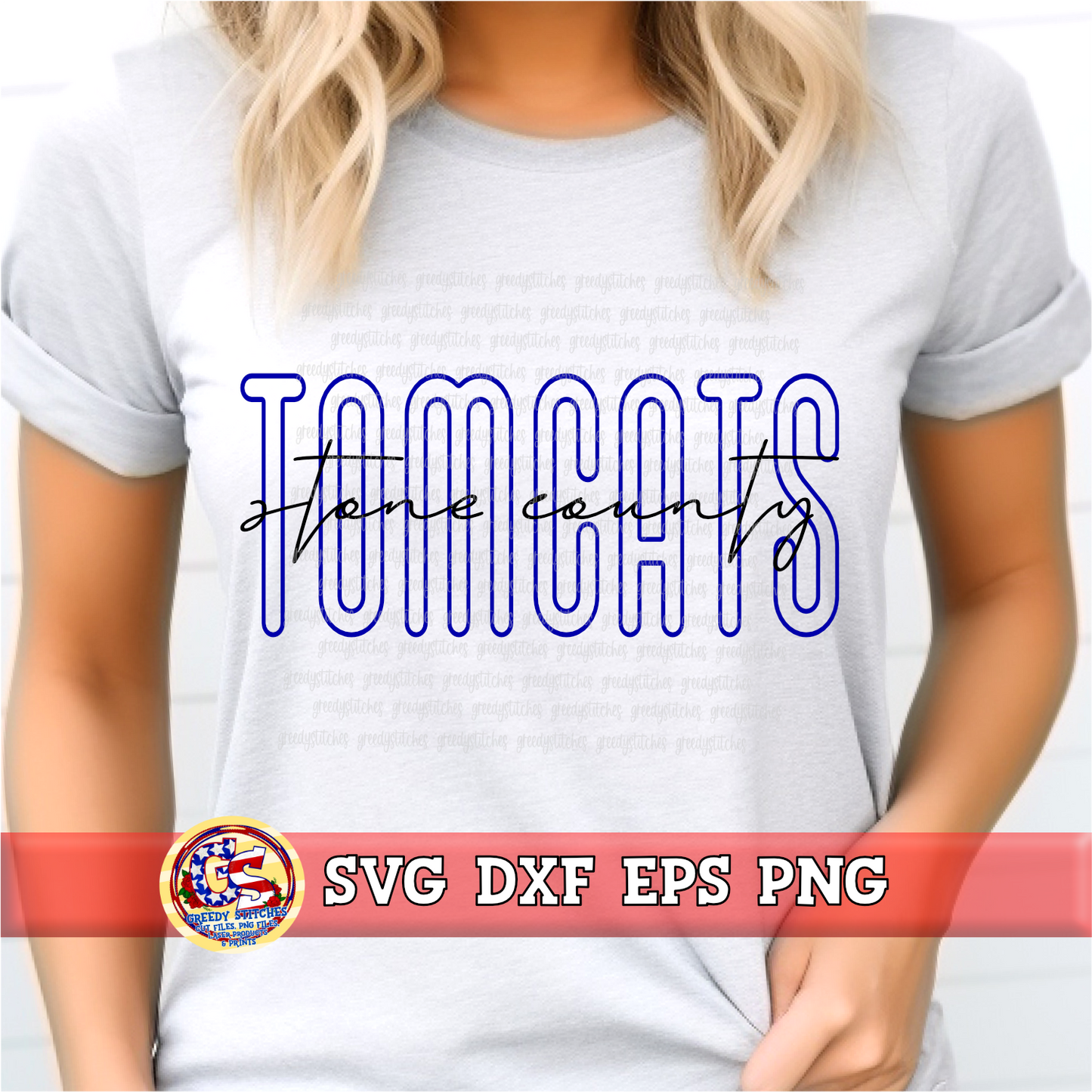 Stone County Tomcats SVG DXF EPS PNG