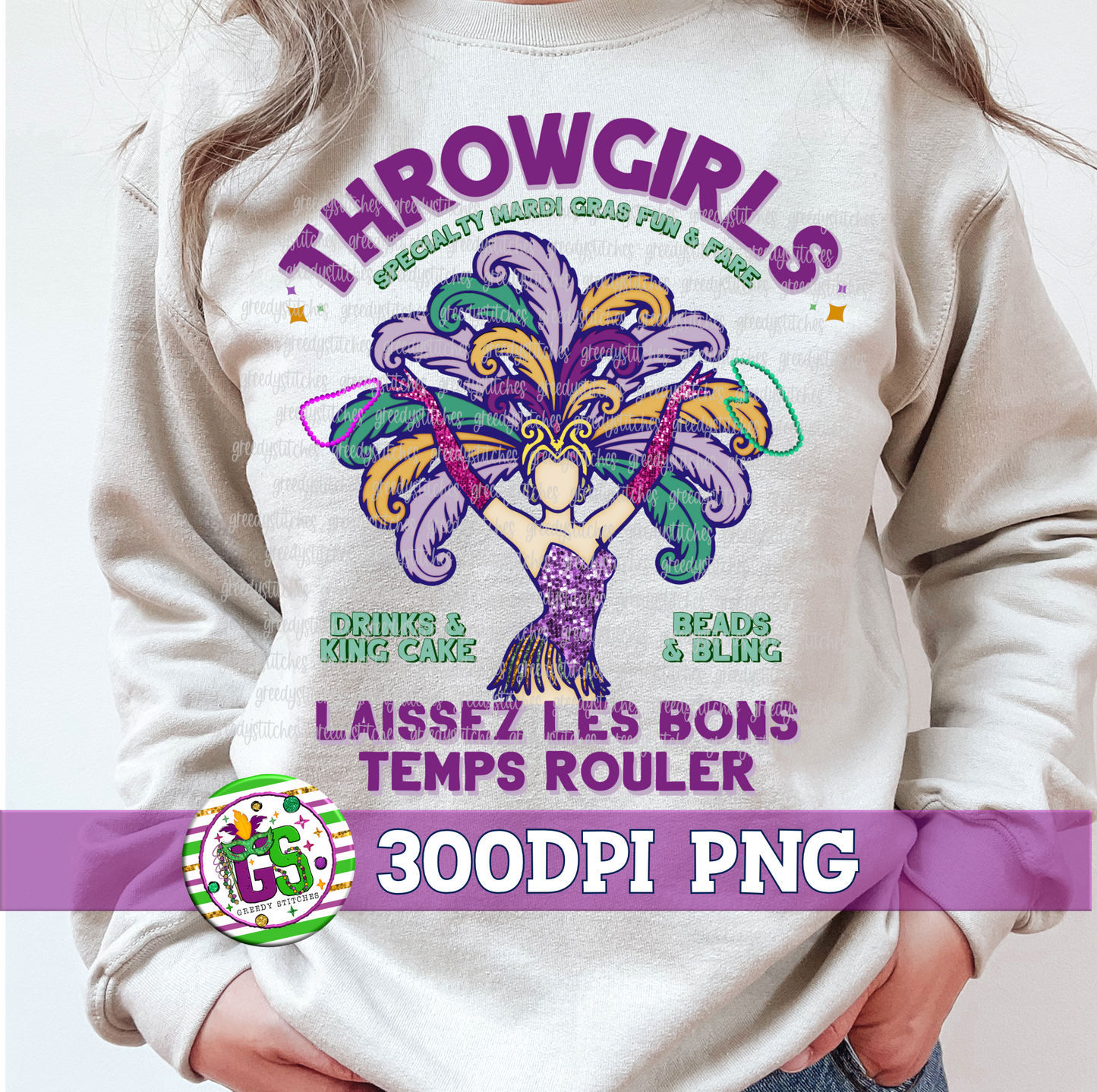 Throwgirls Specialty Mardi Gras PNG - Mardi Gras