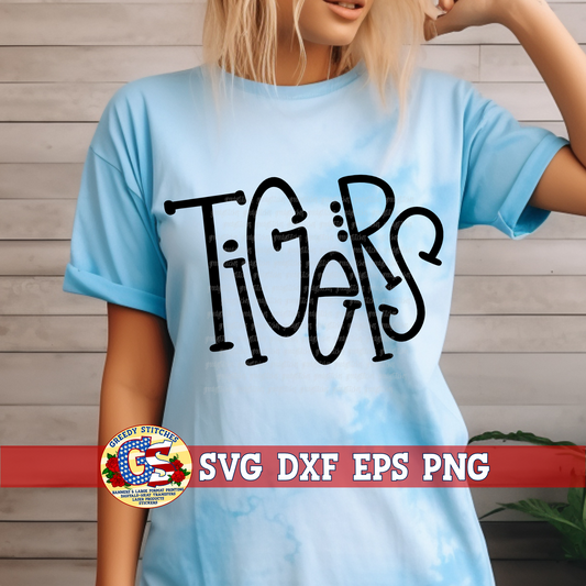 Tigers SVG DXF EPS PNG