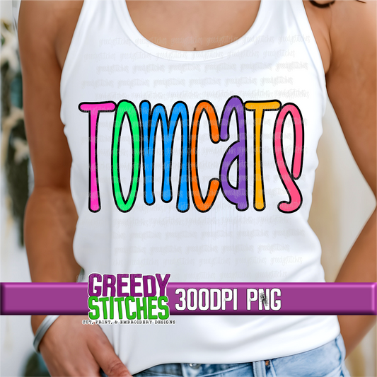 Neon Tomcats PNG