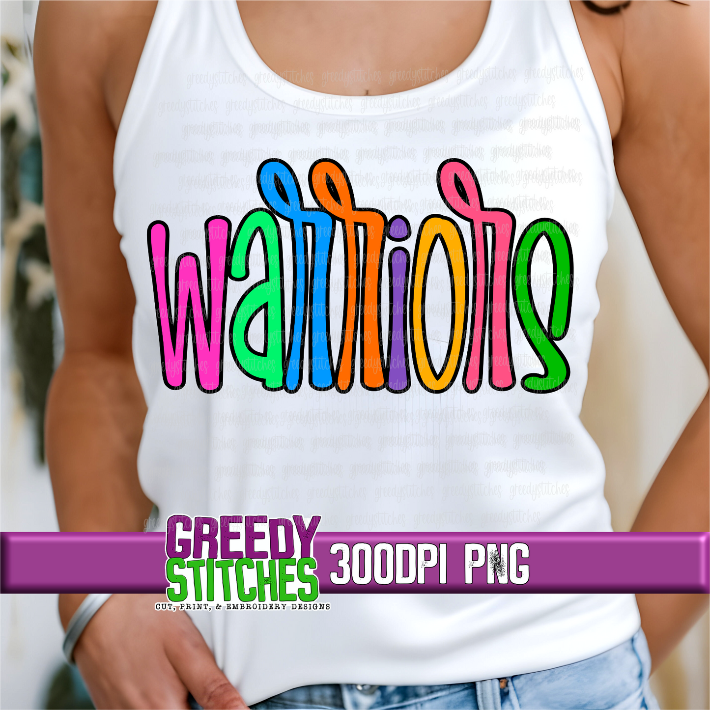 Neon Warriors PNG
