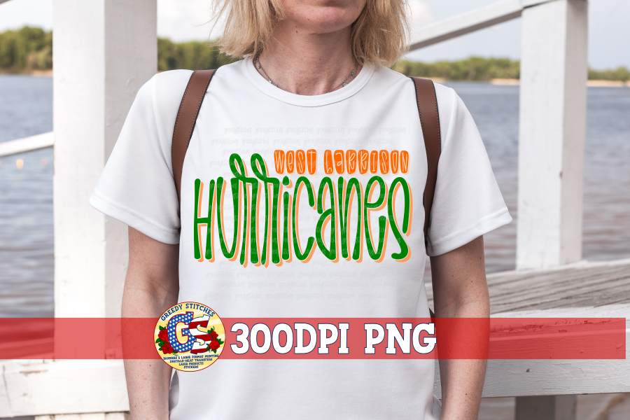 West Harrison Hurricanes PNG for Sublimation