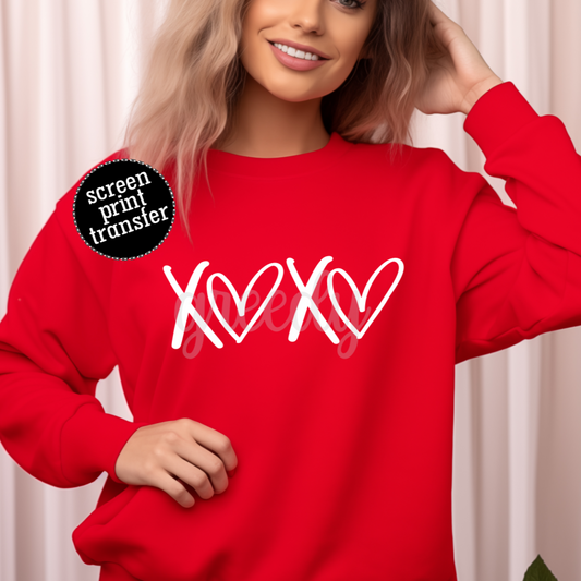XOXO ADULT Screen Print Transfer