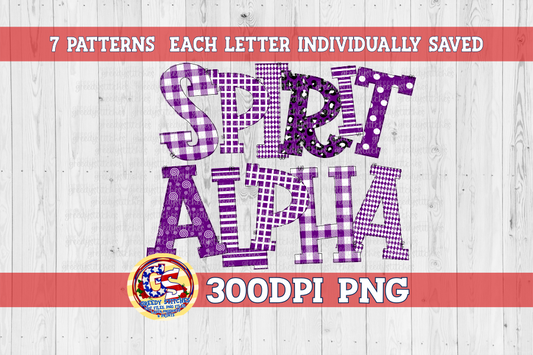 Purple Spirit Alpha PNG Set