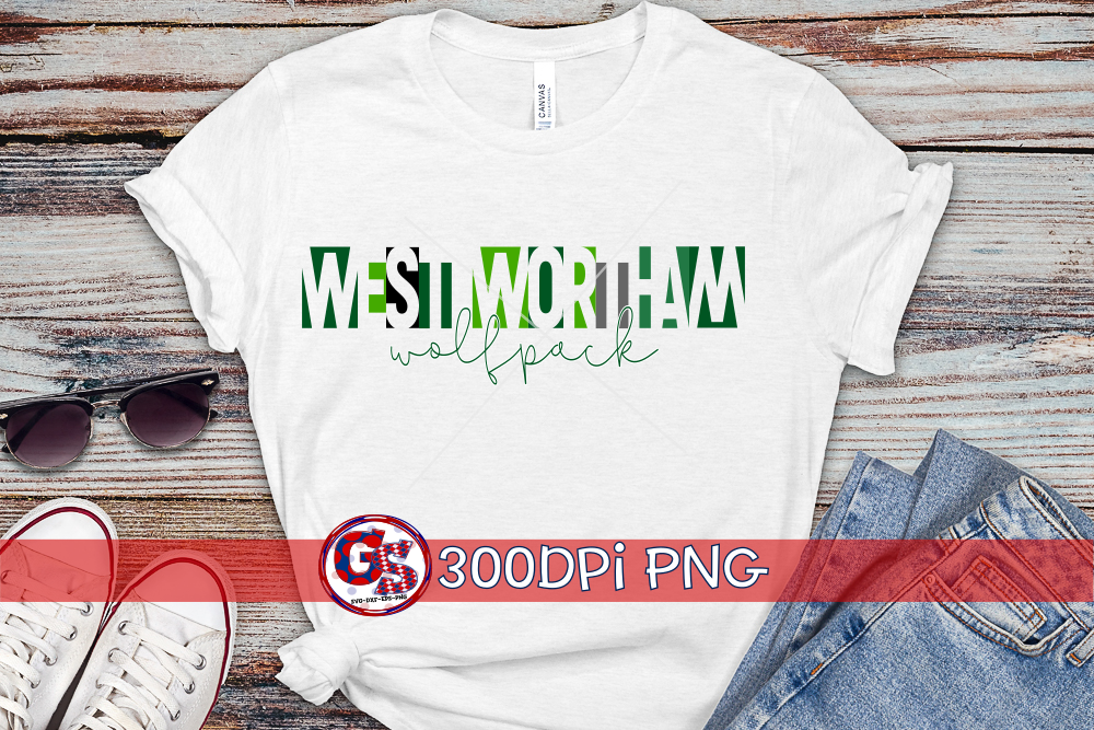 West Wortham Wolfpack PNG Bundle for Sublimation