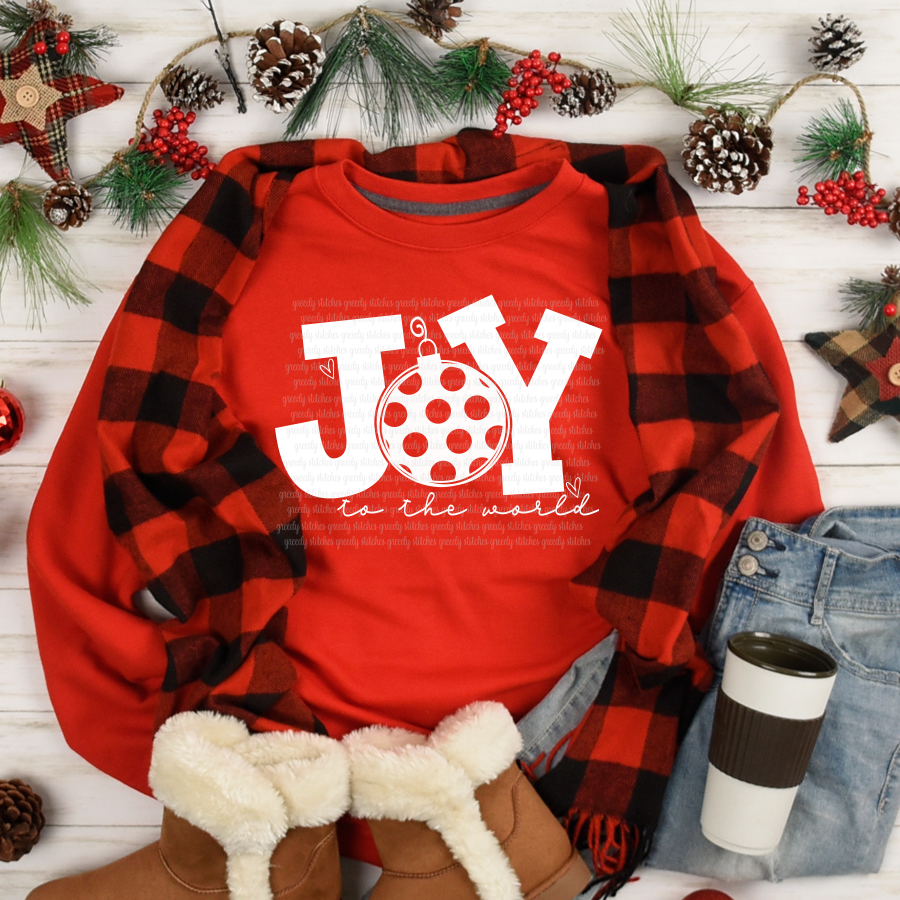 Joy to the World ADULT Screen Print Transfer