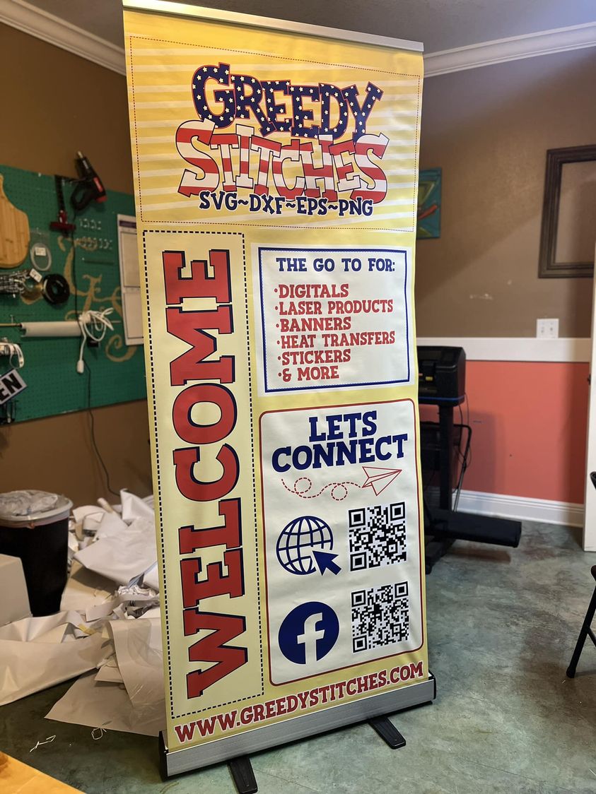 33" x 80" Retractable Banner - Free Shipping