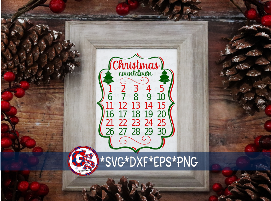Santa Tray, Christmas Countdown, Elf Quarantine Bundle SVG DXF EPS PNG