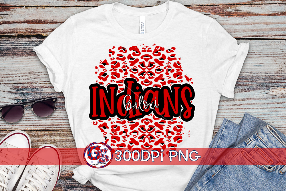 Biloxi Indians PNG for Sublimation