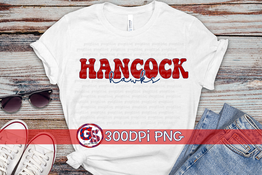 Hancock Hawks PNG Bundle for Sublimation