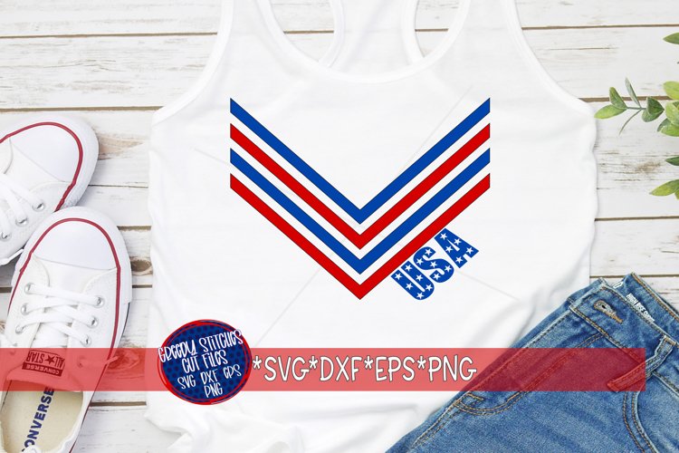 Stars and Stripes SVG DXF EPS PNG