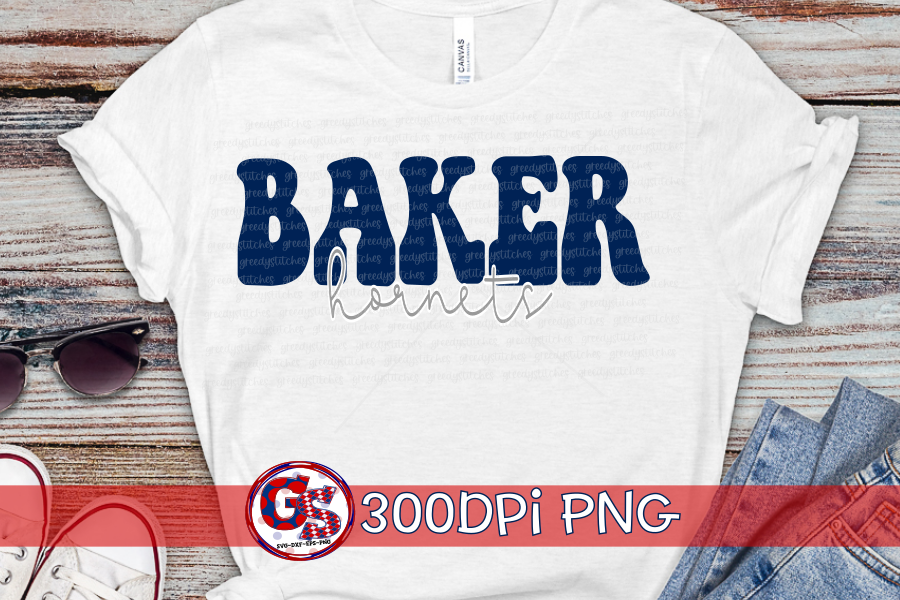 Baker Hornets PNG Bundle for Sublimation