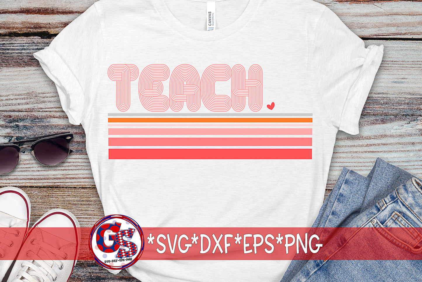 Retro Teach SVG DXF EPS PNG