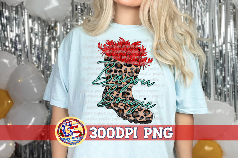 Bayou Boujie Crawfish Boot PNG