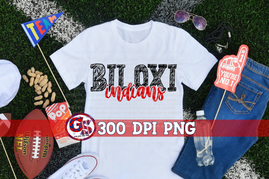 Biloxi Indians PNG for Sublimation