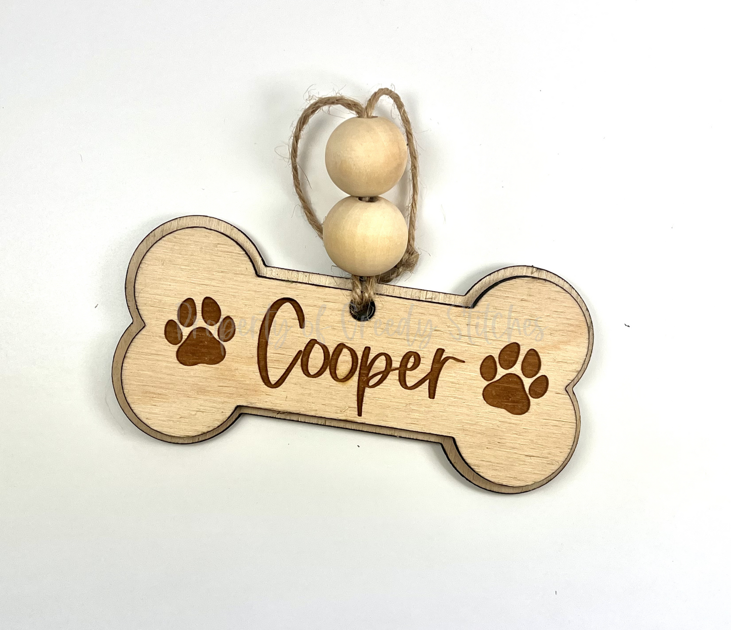 Dog Bone Personalized Ornament