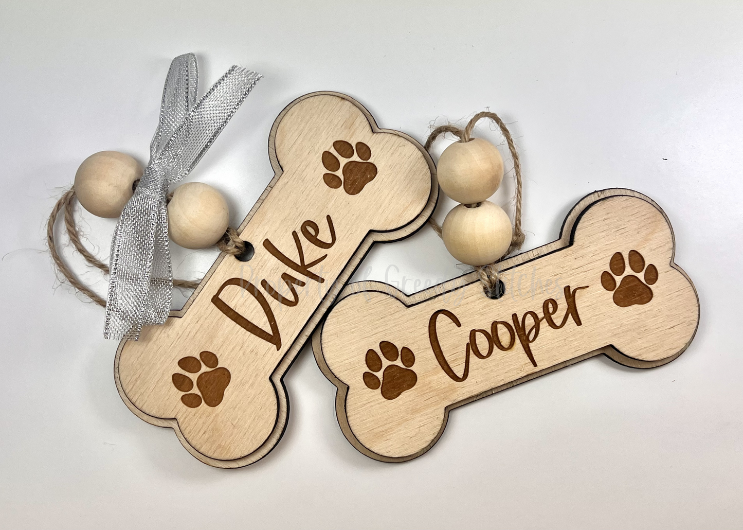 Dog Bone Personalized Ornament