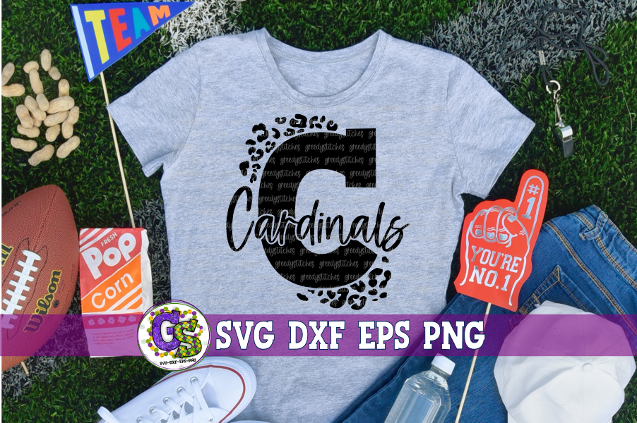 Cardinals C Leopard SVG DXF EPS PNG