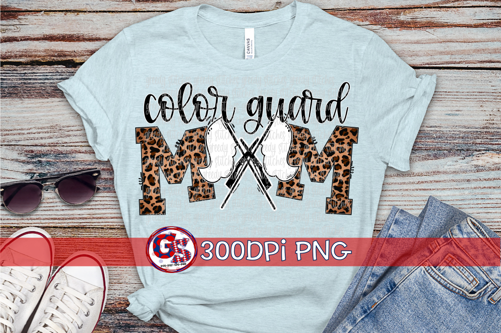 Color Guard Mom PNG for Sublimation