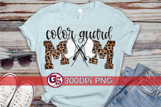 Color Guard Mom PNG for Sublimation