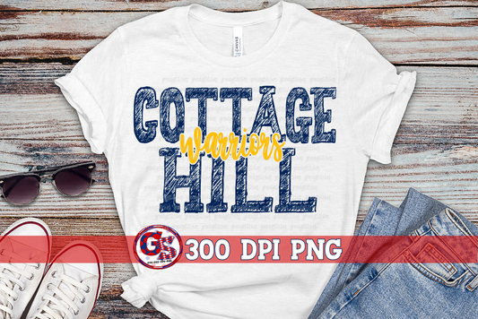 Cottage Hill Warriors PNG for Sublimation