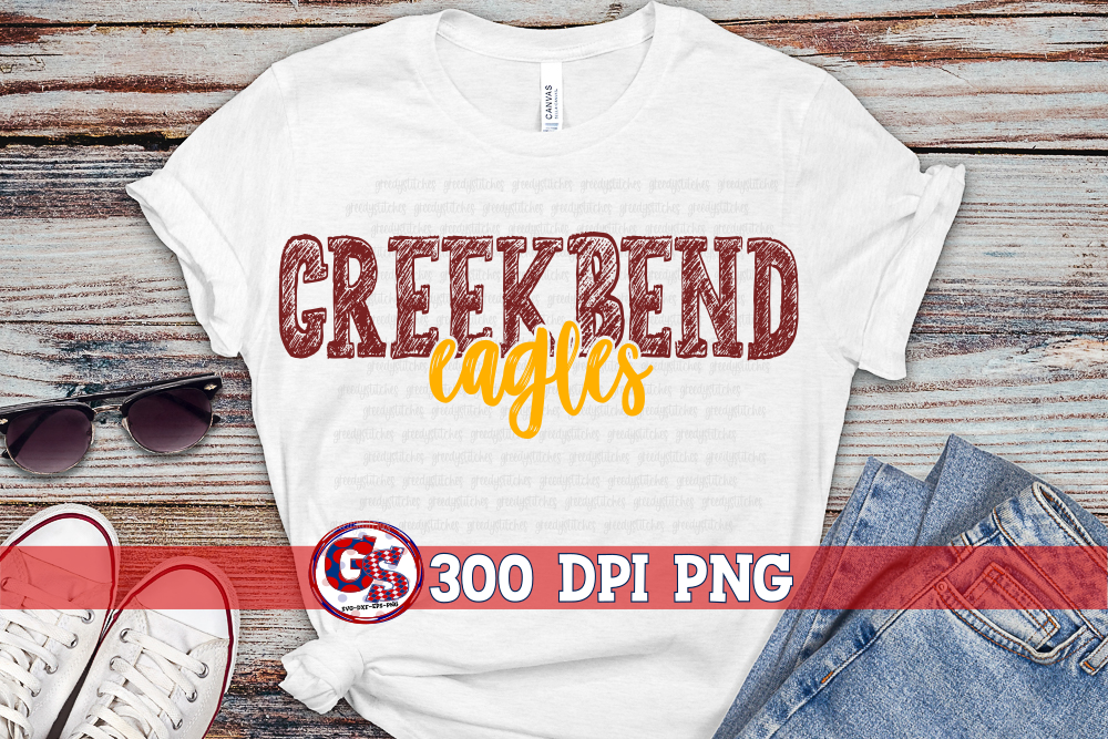 Creekbend Eagles PNG for Sublimation