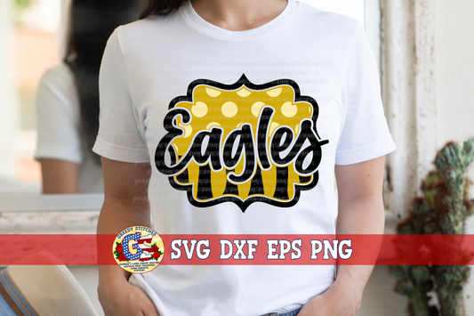 Eagles Frame SVG DXF EPS PNG