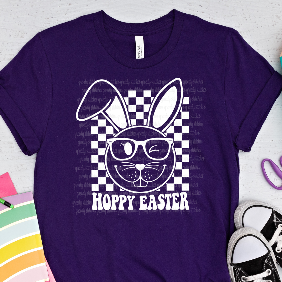 Hoppy Easter YOUTH Screen Print Transfer