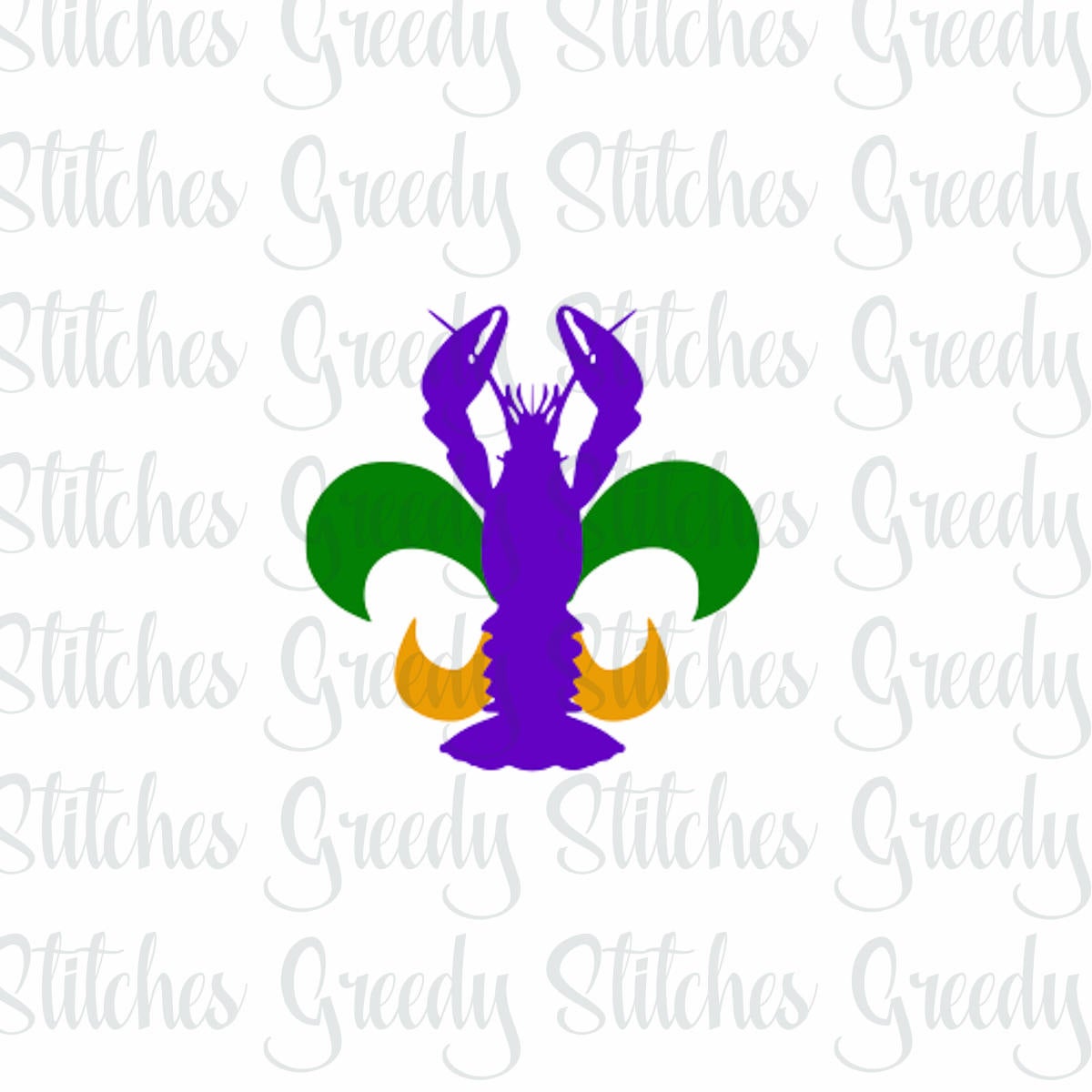 Crawfish Fleur De Lis svg, dxf, eps, and png. Instant Download SVG, Mardi Gras SVG, Crawfish SVG, Fleur De Lis svg, Mardi Gras Crawfish SvG