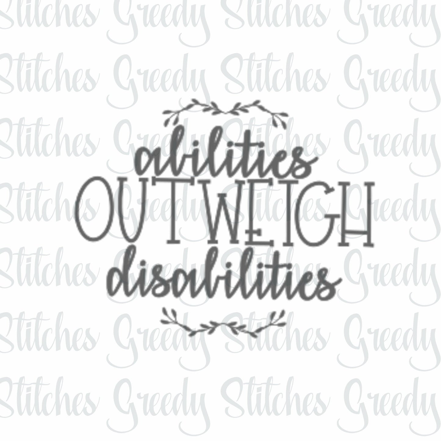 Special Education Teacher SVG | Abilities Outweigh Disabilities svg, dxf eps png. SPED SvG | Back To School SVG | Instant Download Cut File
