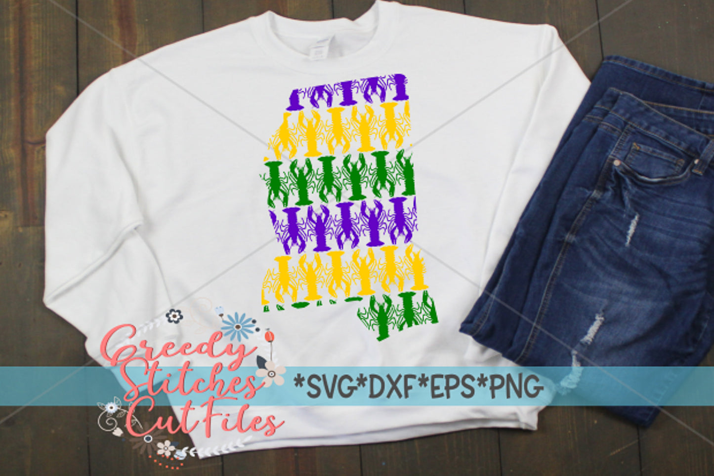 Mississippi Mardi Gras Crawfish svg dxf eps png. Crawfish | Mississippi SvG | Mississippi Crawfish SvG | Mardi Gras SvG | Instant Download.