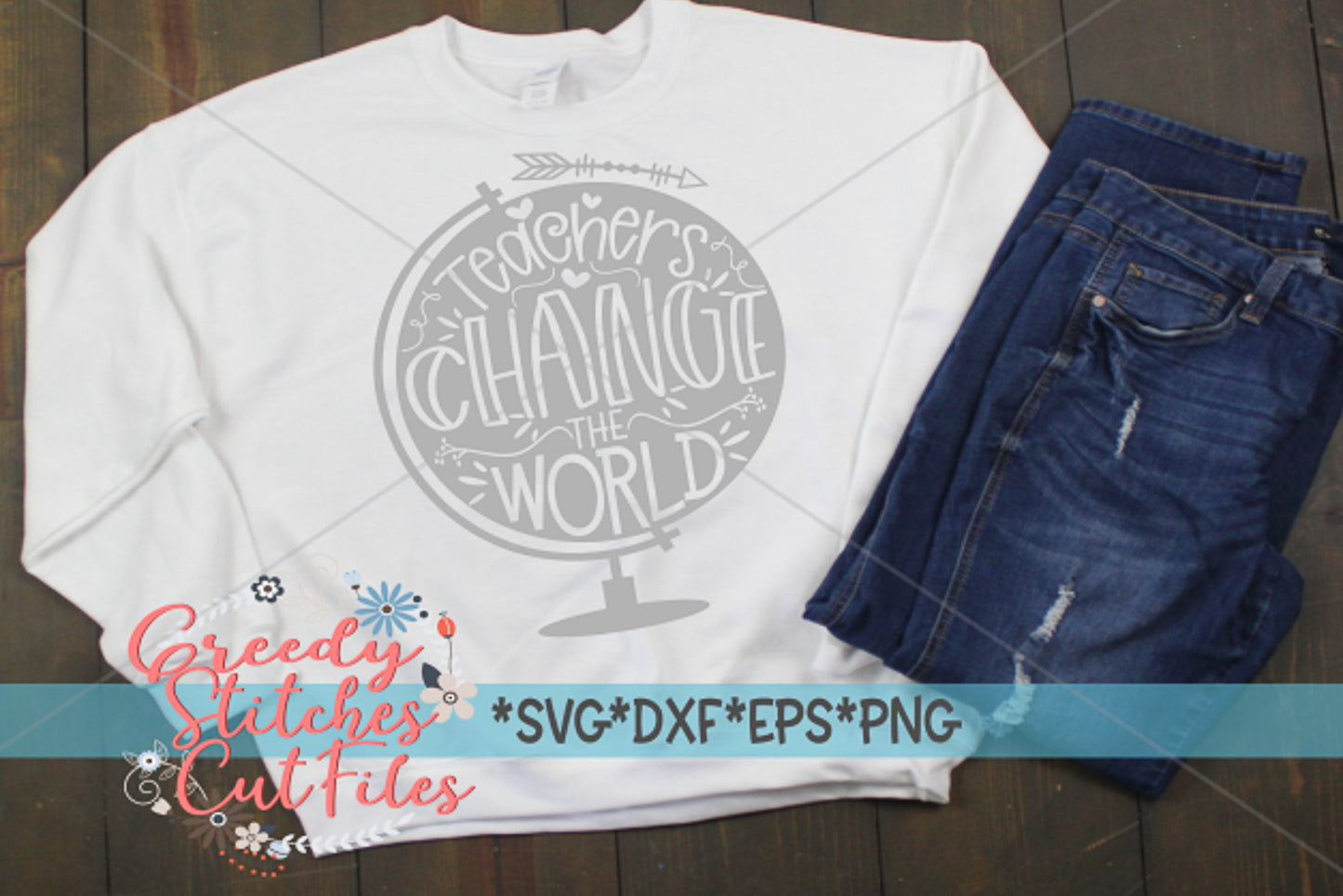 Teachers Change The World SVG | Teachers Change The World svg, dxf eps png. Globe SvG | Back To School SVG | Instant Download Cut File