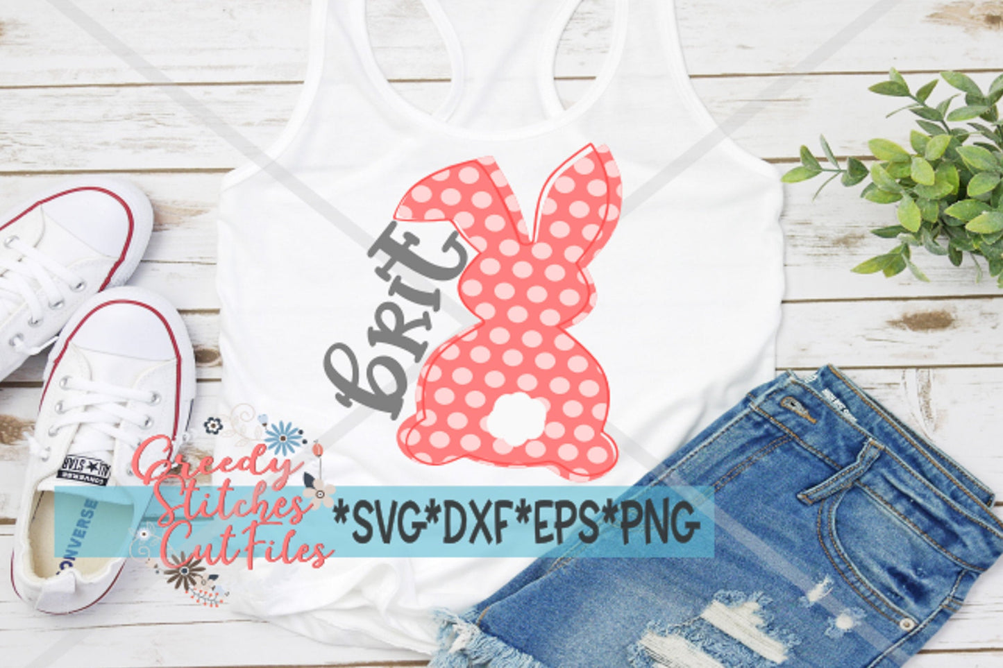 Easter SVG | Polka Dot Easter Bunny svg dxf eps png | Cotton Tail SvG | Little Miss Cotton Tail DxF | Instant Download Cut File