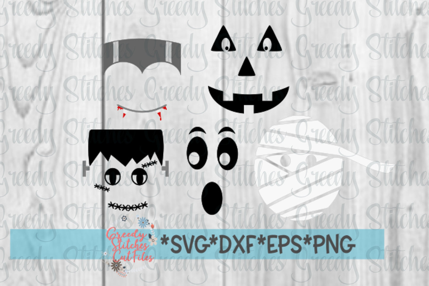 Halloween SVG Bundle | Jack O Lantern, Ghost, Vampire, Frankenstein, Mummy svg, dxf, eps, png. Halloween SvG | Instant Download Cut Files.