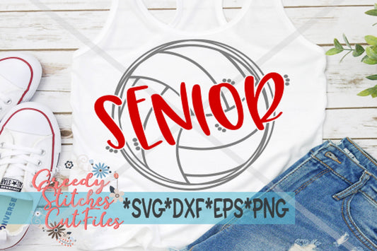 Senior Volleyball svg, dxf, eps, png |  Softball SvG | Volleyball DxF | Senior SvG | Senior Volleyball SvG  | Instant Download Cut File