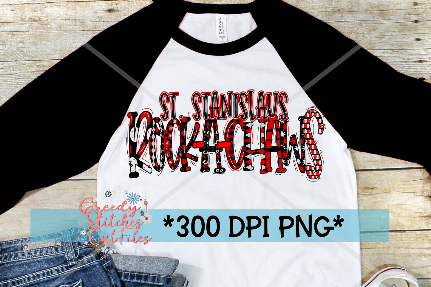 St Stanislaus Rock-A-Chaws PNG Sublimation