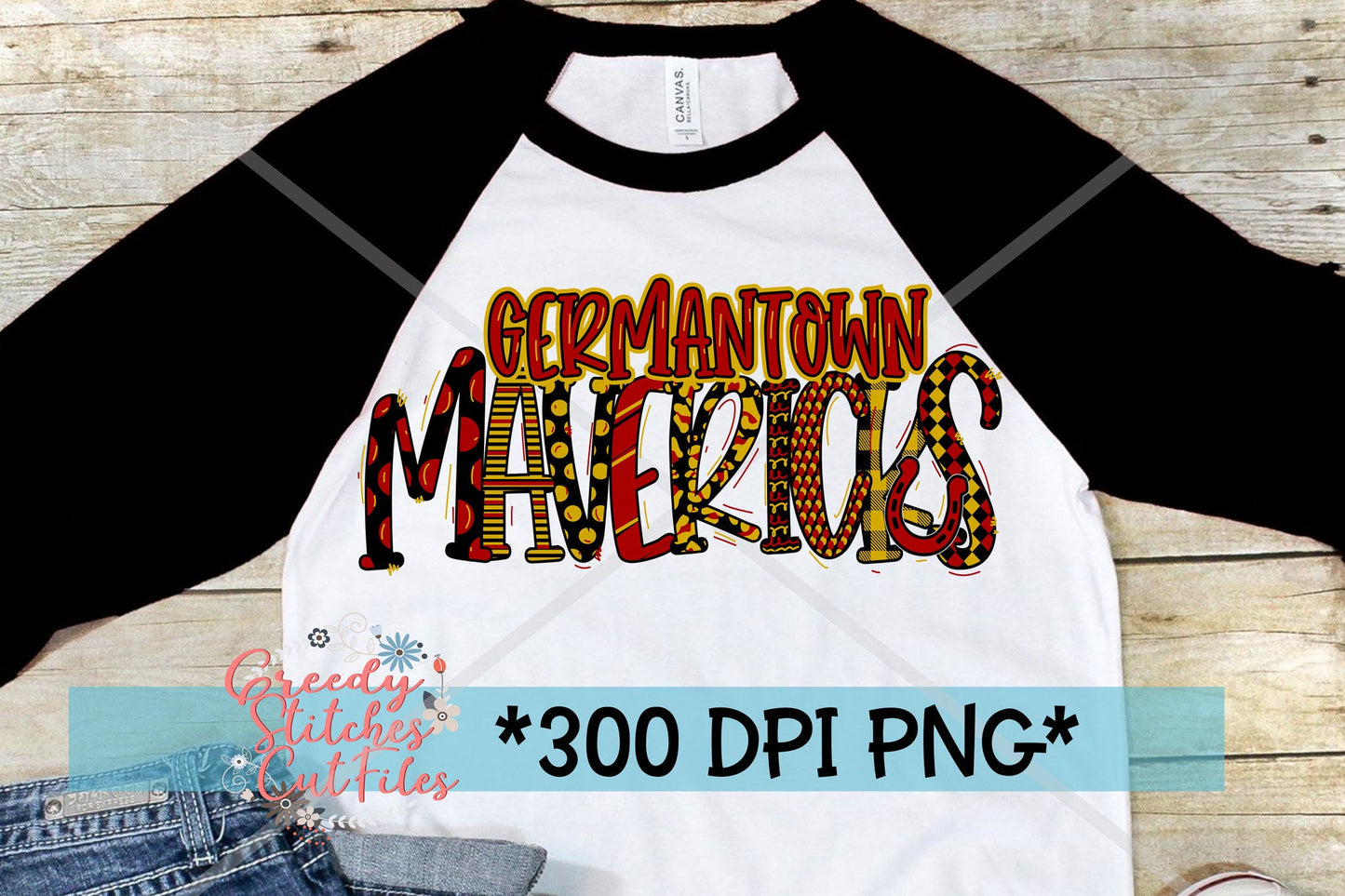Germantown Mavericks PNG for Sublimation