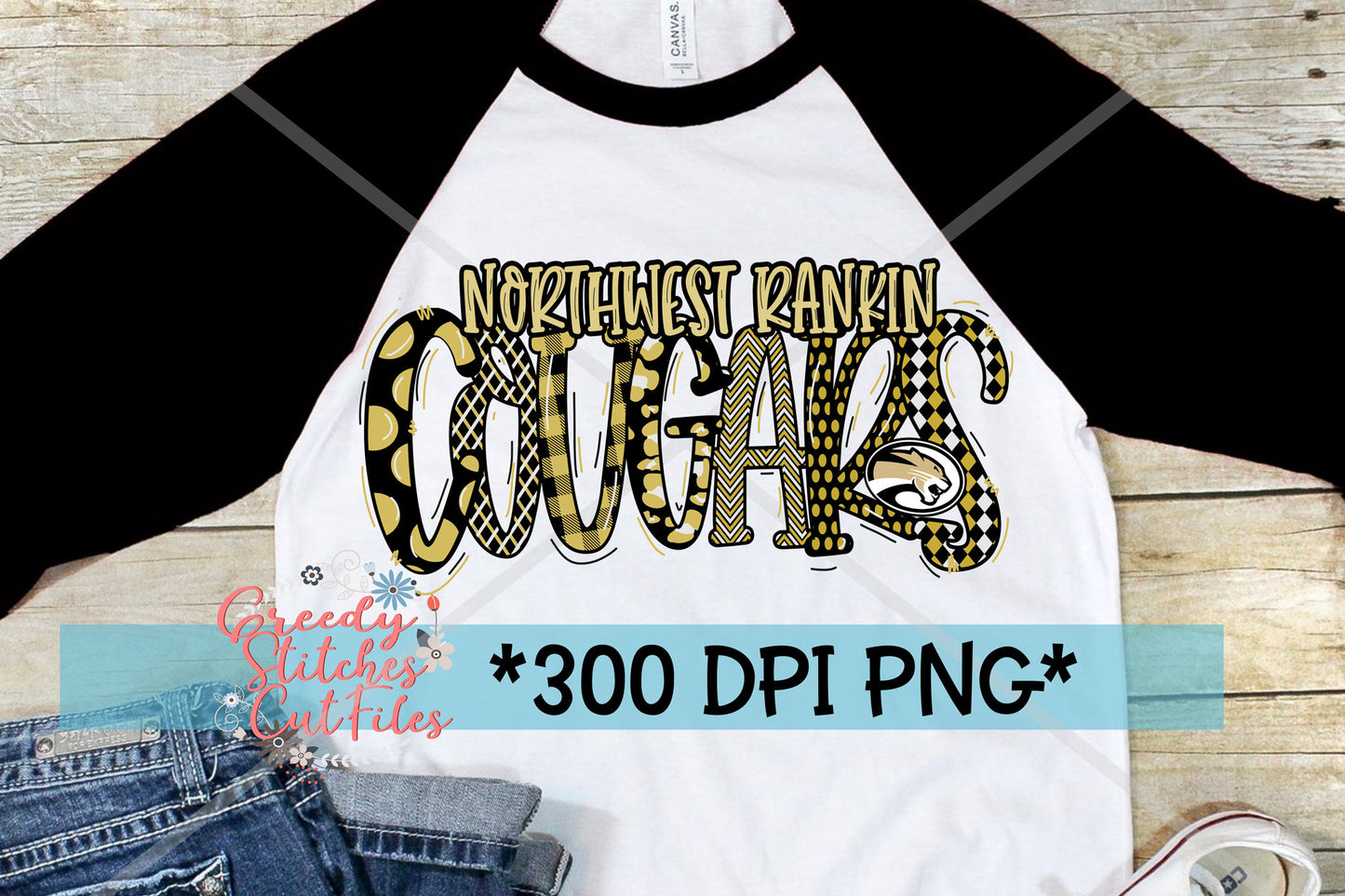 Northwest Rankin Cougars PNG Sublimation