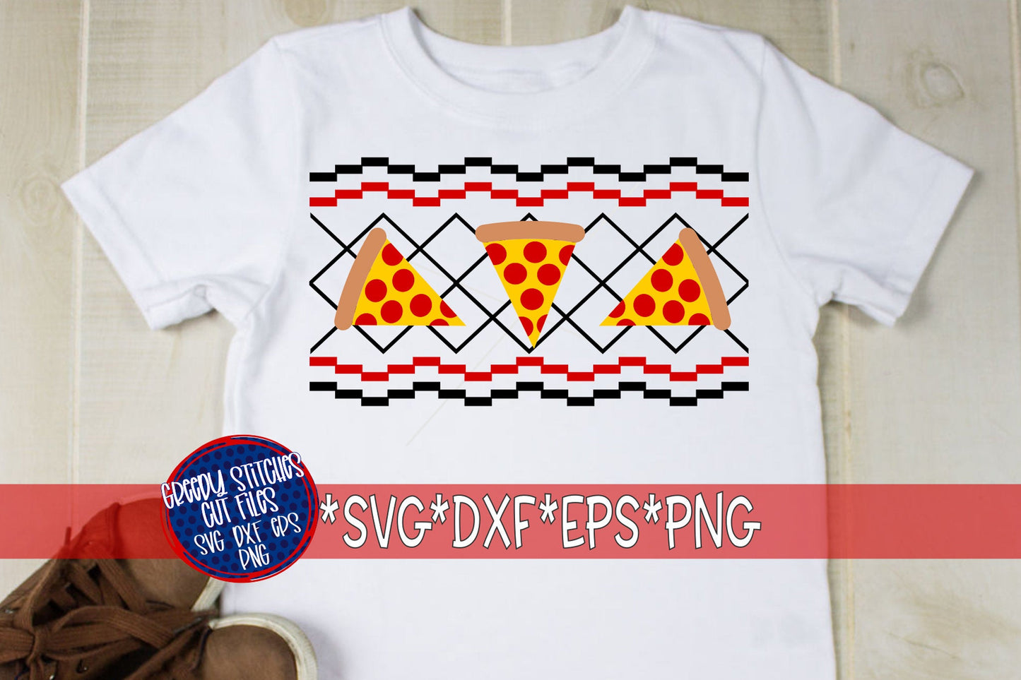 Valentine's Day SvG | Faux Smocked Pizza svg, dxf, eps png. Love SVG | Pizza SvG | Valentine SvG | Smocked SvG | Instant Download Cut File