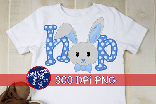 Easter Boy Bunny Hop PNG for Sublimation