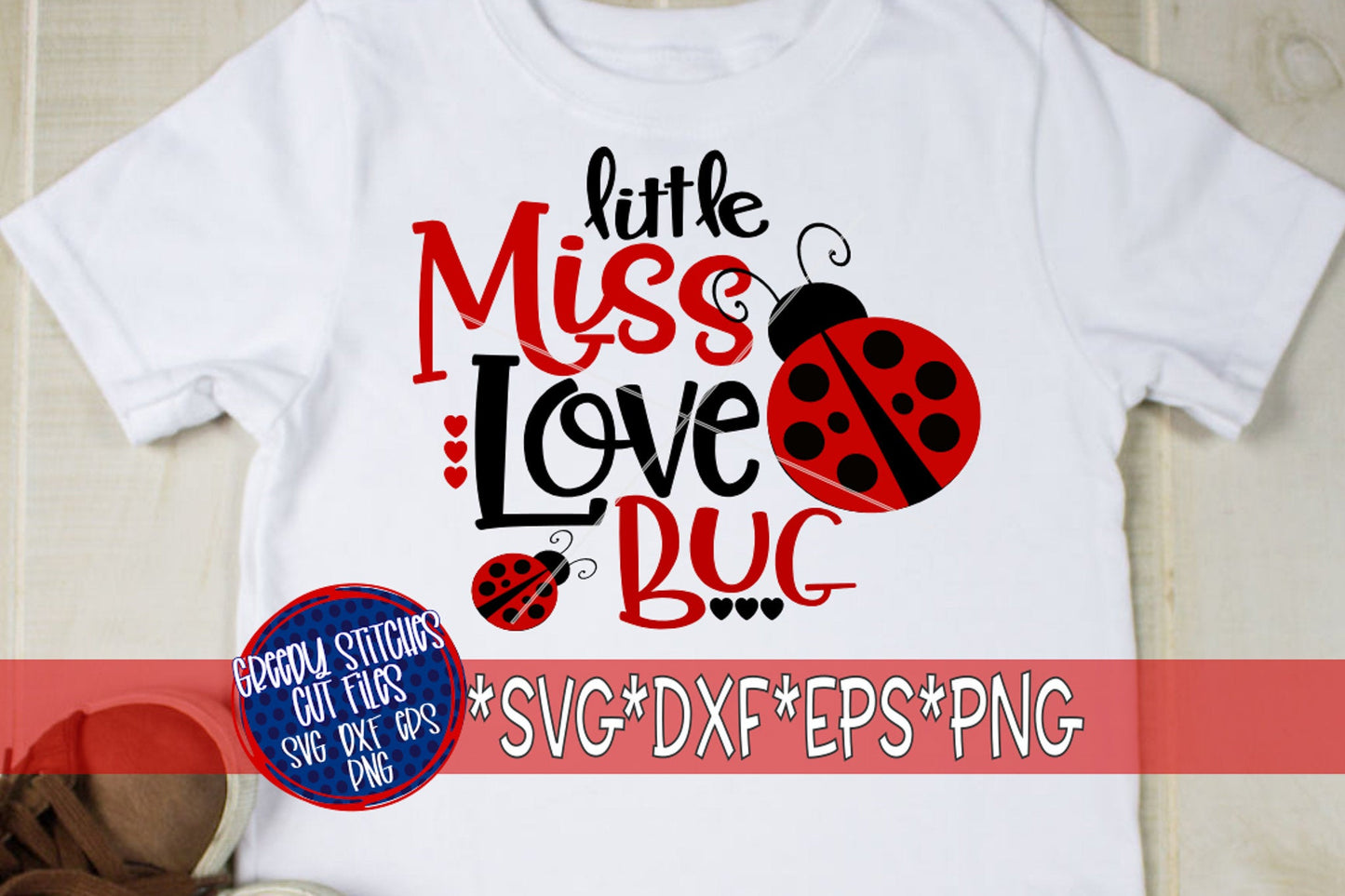 Little Miss Love Bug svg, dxf, eps, and png. Instant Download, Lady Bug SVG, Love Bug SVG, Valentine's Day SVG, Instant Download Cut Files