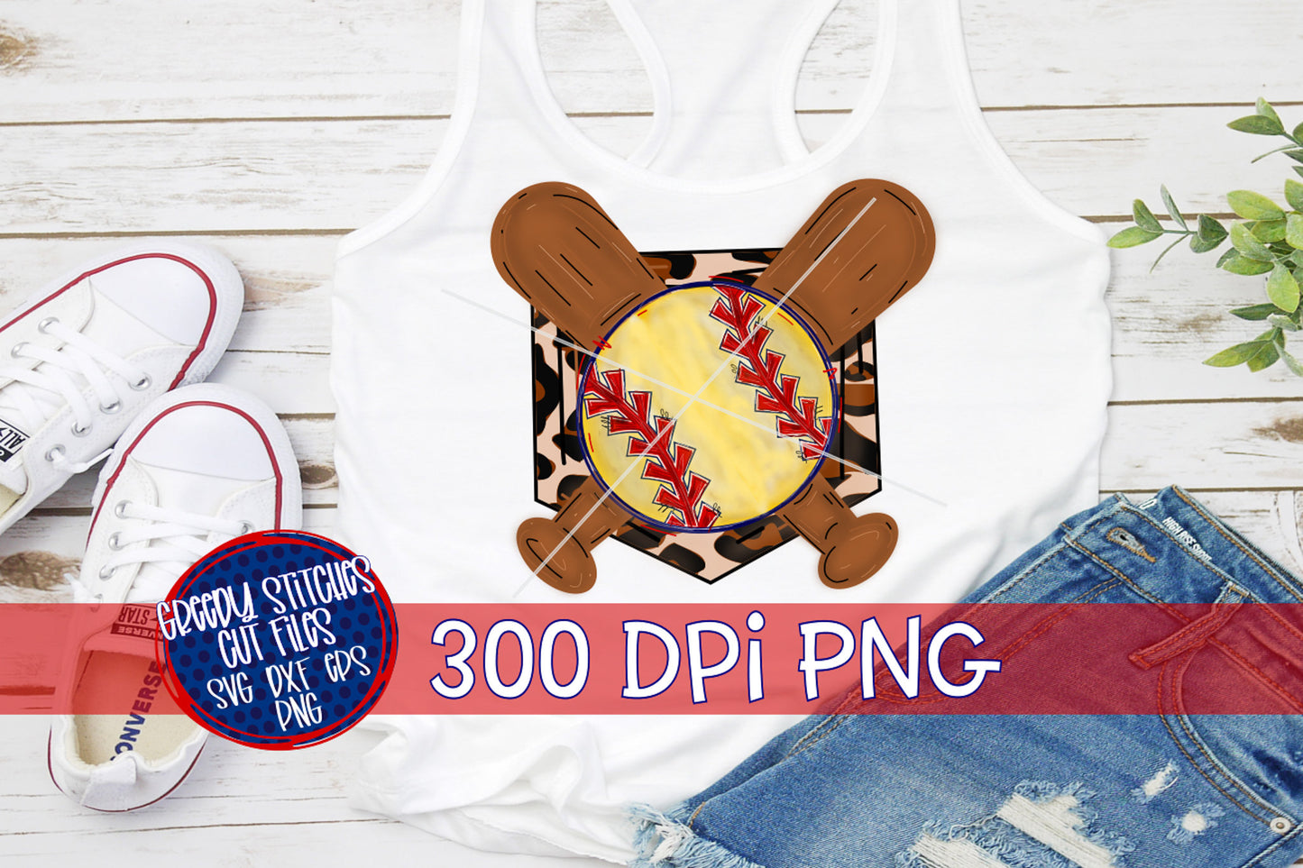 Softball Leopard Print Homeplate PNG