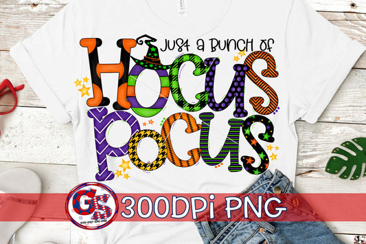 Just A bunch Of Hocus Pocus PNG for Sublimation