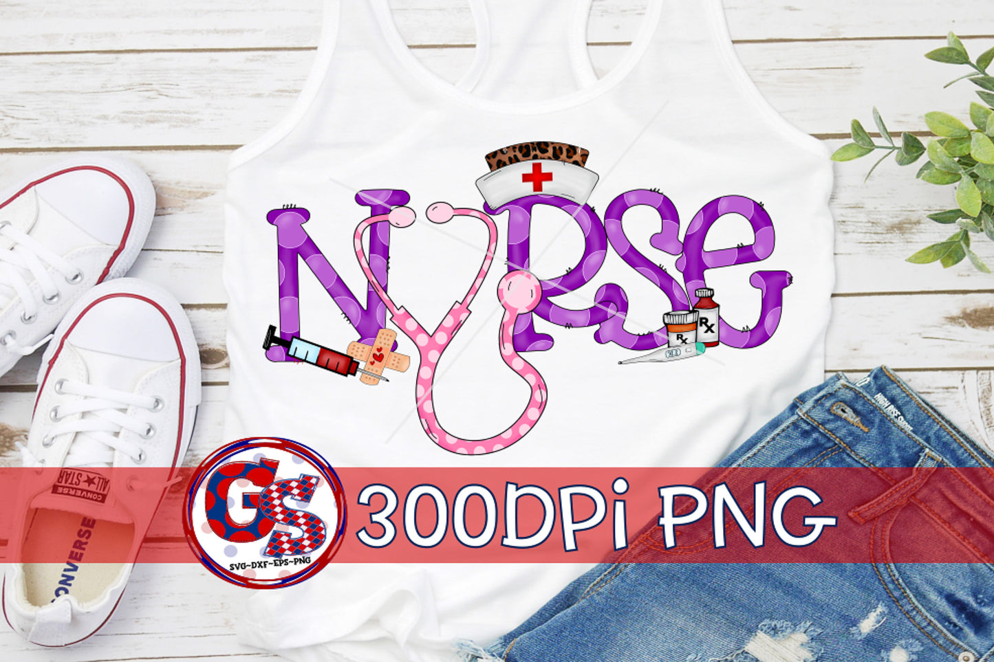 Nurse PNG for Sublimation