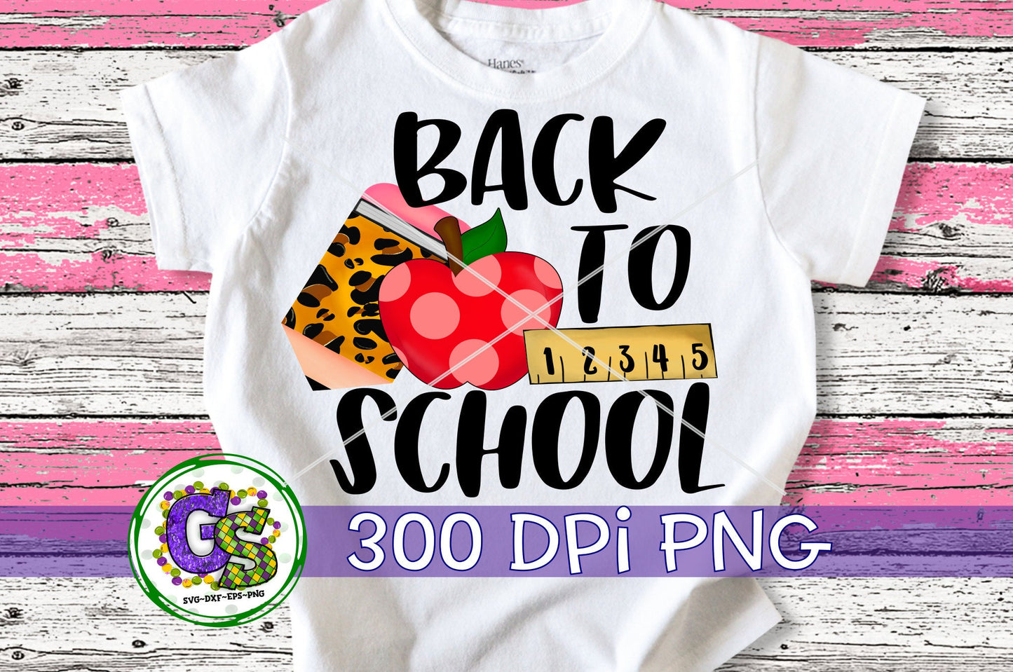 Back To School PNG for Sublimation