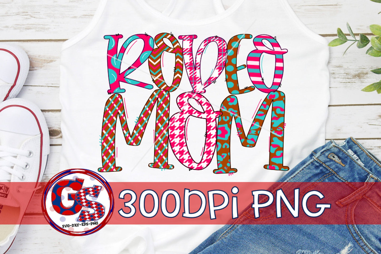 Rodeo Mom PNG for Sublimation